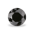 GIA 0.95 Carat Natural Fancy Black Round Diamond SE-6633GN