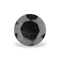 GIA 1.00 Carat Natural Fancy Black Round Diamond SE-6635GN