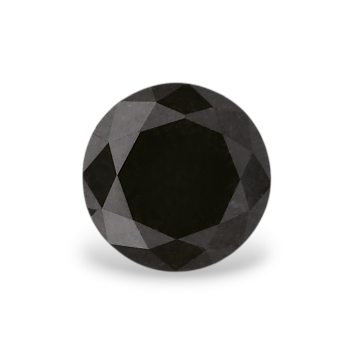 GIA 0.45 Carat Natural Fancy Black Round Diamond SE-6645GN