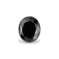 GIA 4.39 Carat Natural Fancy Black Oval Diamond SE-6652GN
