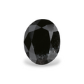 GIA 0.94 Carat Natural Fancy Black Oval Diamond SE-6659GN