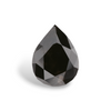 GIA 0.90 Carat Natural Fancy Black Pear Diamond SE-6667GN