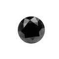 GIA 2.09 Carat Natural Fancy Black Round Diamond SE-6695GN