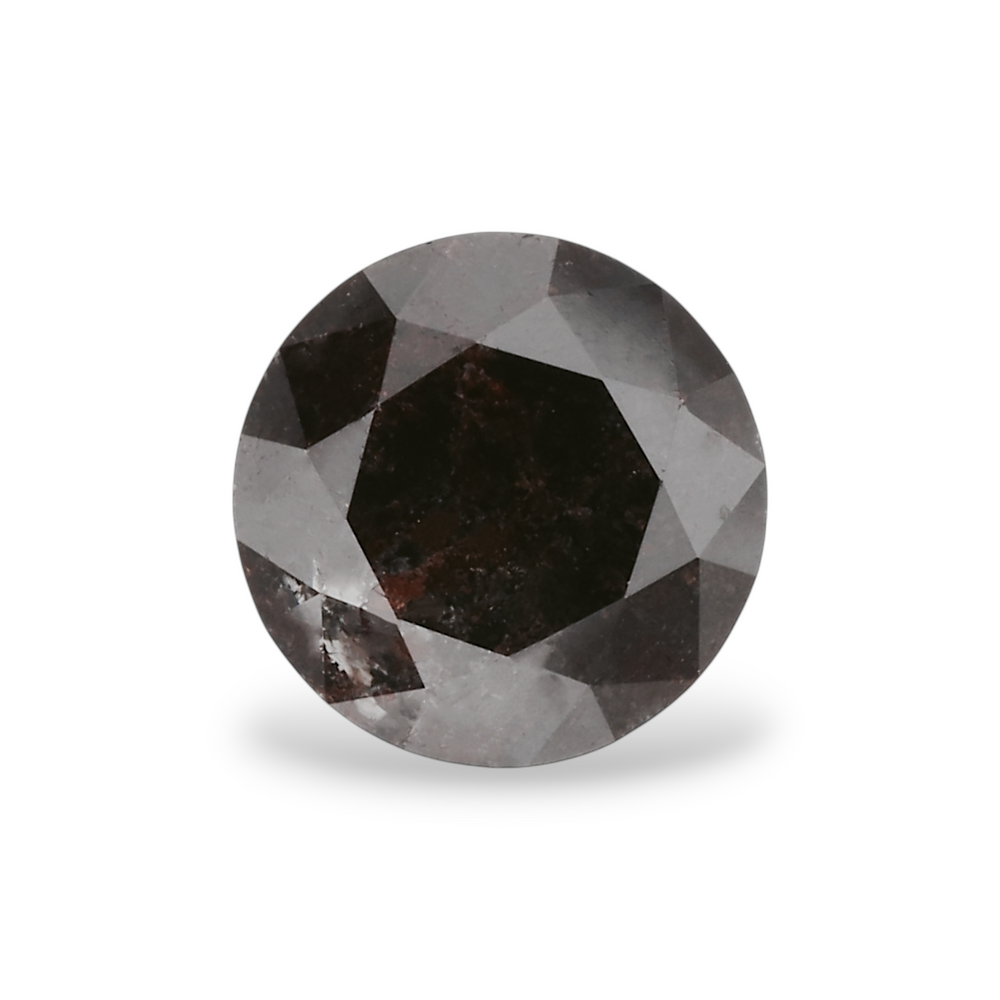 GIA 0.95 Carat Natural Fancy Black Round Diamond SE-6700GN