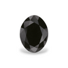 GIA 1.67 Carat Natural Fancy Black Oval Diamond SE-6738GN