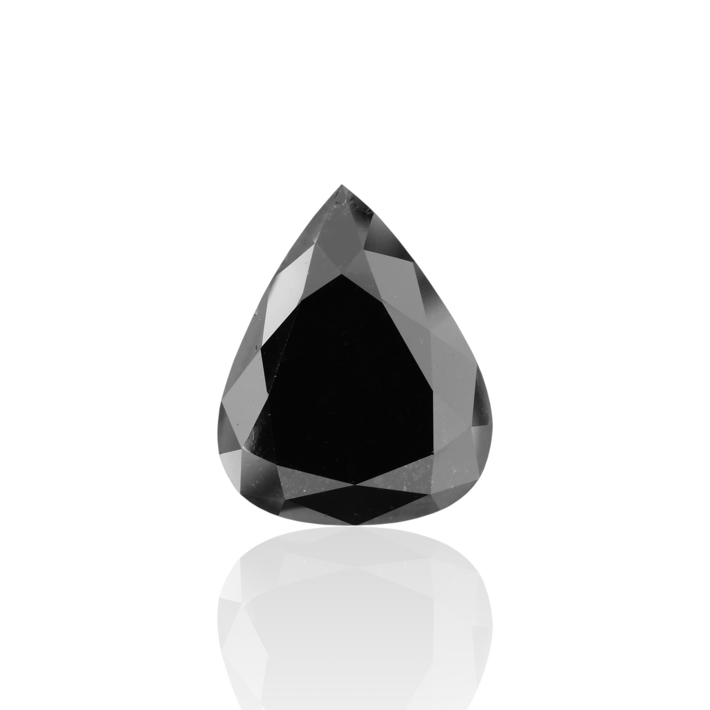 GIA 10.08 Carat Natural Fancy Black Pear Diamond SE-6772GN