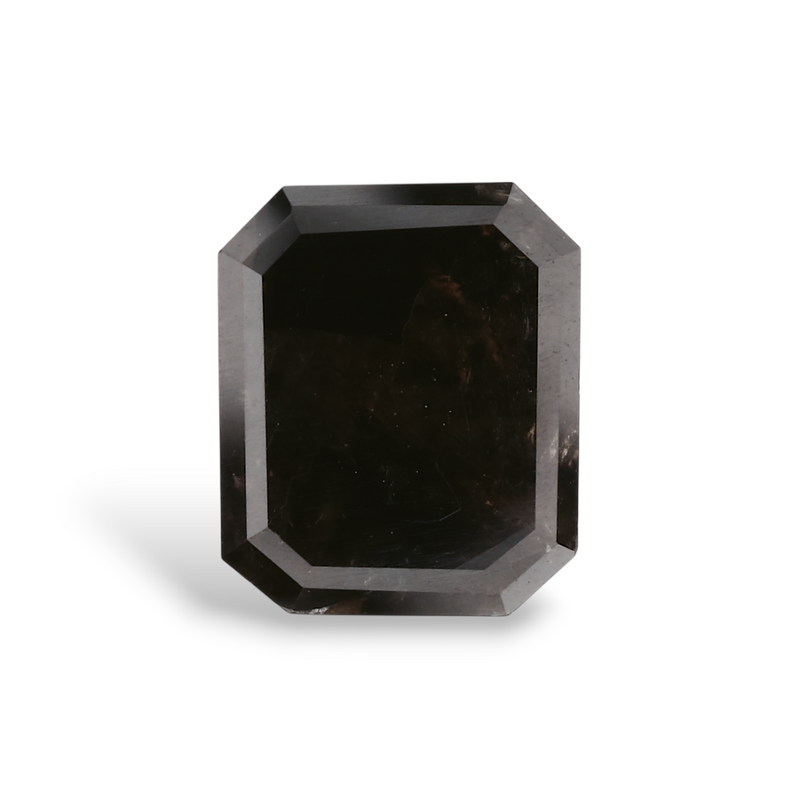 GIA 2.22 Carat Natural Fancy Black Emerald Diamond SE-6813GN