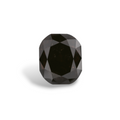 GIA 3.49 Carat Natural Fancy Black Cushion Diamond SE-6814GN