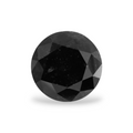 GIA 1.41 Carat Natural Fancy Black Round Diamond SE-6822GN