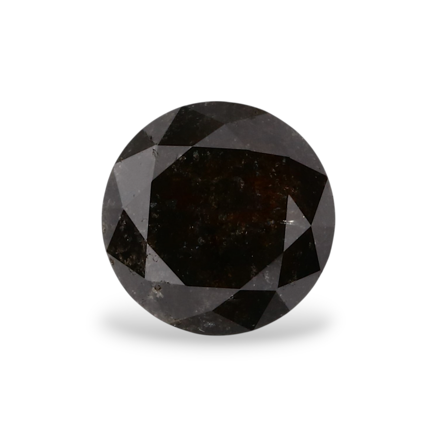GIA 1.14 Carat Natural Fancy Black Round Diamond SE-6824GN