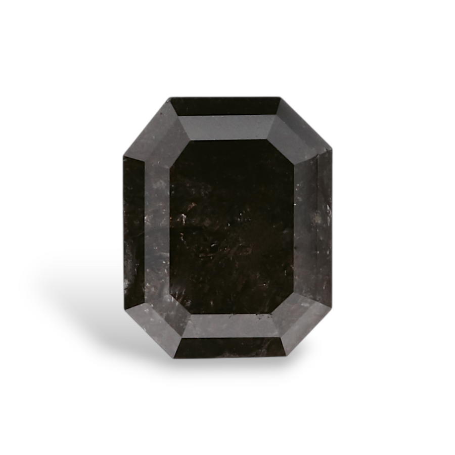GIA 1.13 Carat Natural Fancy Black Emerald Diamond SE-6865GN