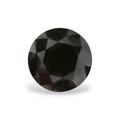 GIA 1.62 Carat Natural Fancy Black Round Diamond SE-6873GN