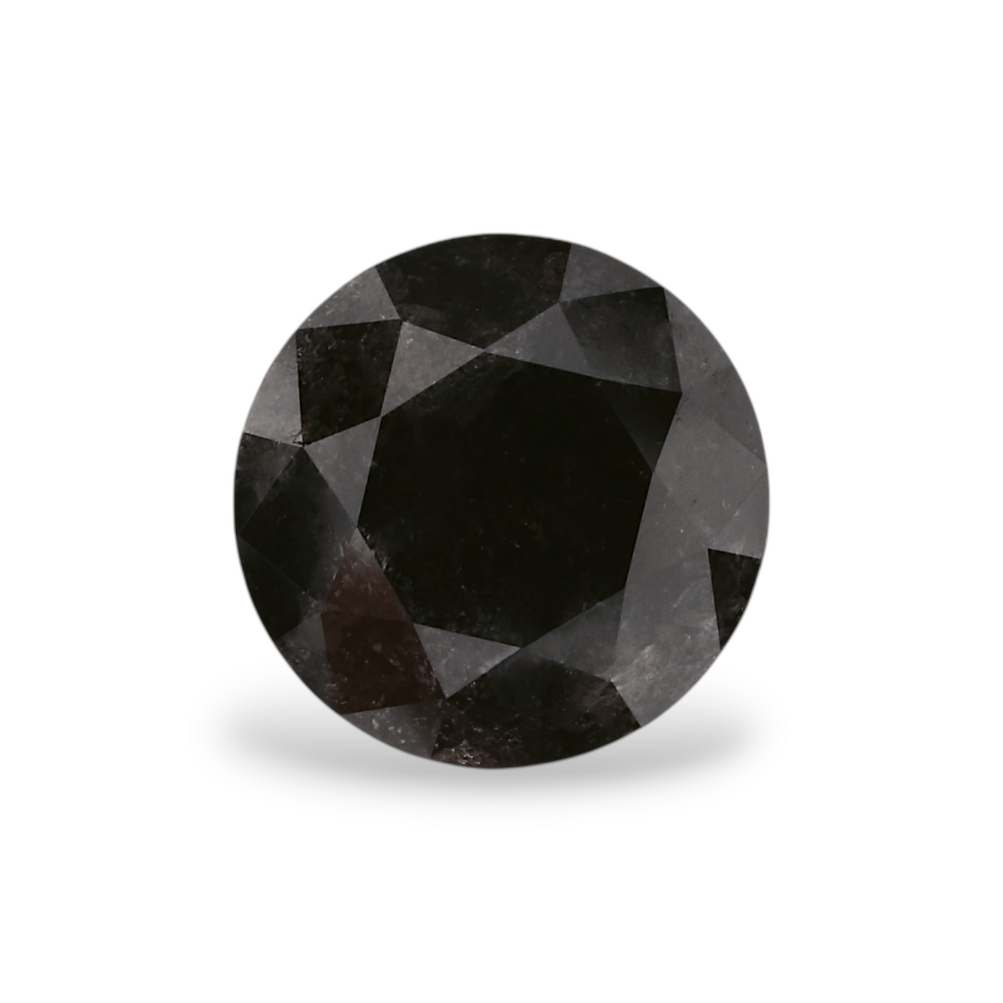 GIA 1.62 Carat Natural Fancy Black Round Diamond SE-6873GN