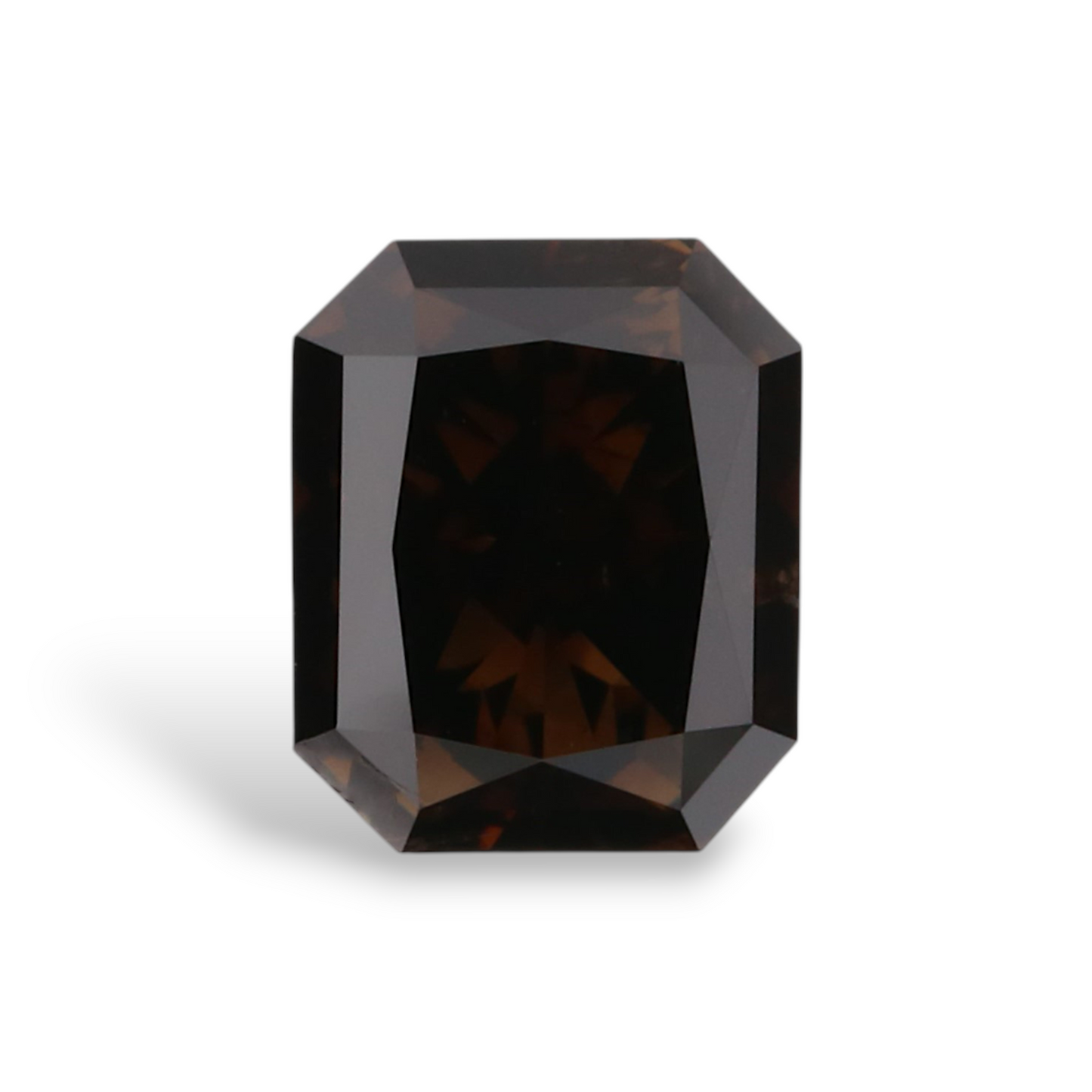 GIA 1.26 Carat Natural Fancy Brown Radiant Diamond SE-6900GN