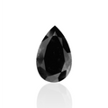 GIA 3.60 Carat Natural Fancy Black Pear Diamond SE-6944GN