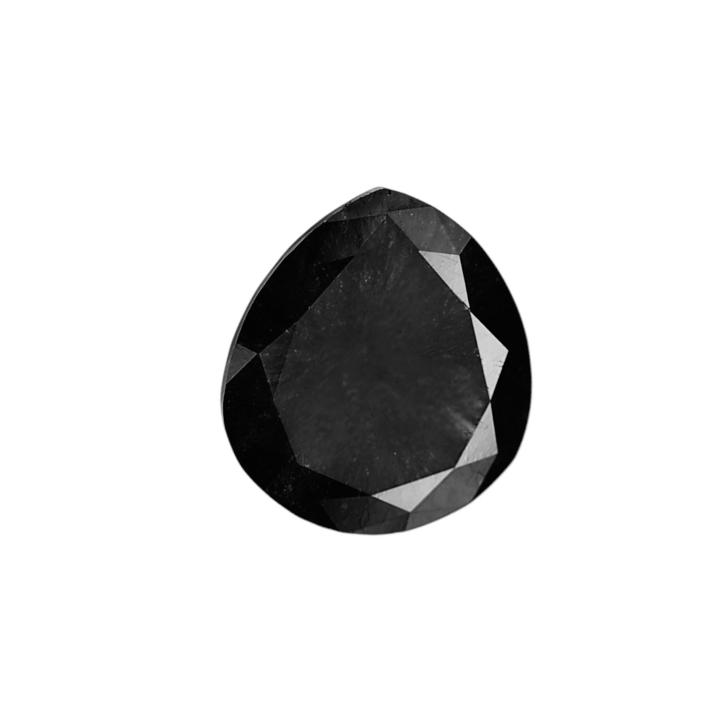 GIA 2.14 Carat Natural Fancy Black Pear Diamond SE-6947GN