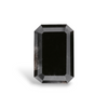 GIA 5.03 Carat Natural Fancy Black Emerald Diamond SE-6950GN