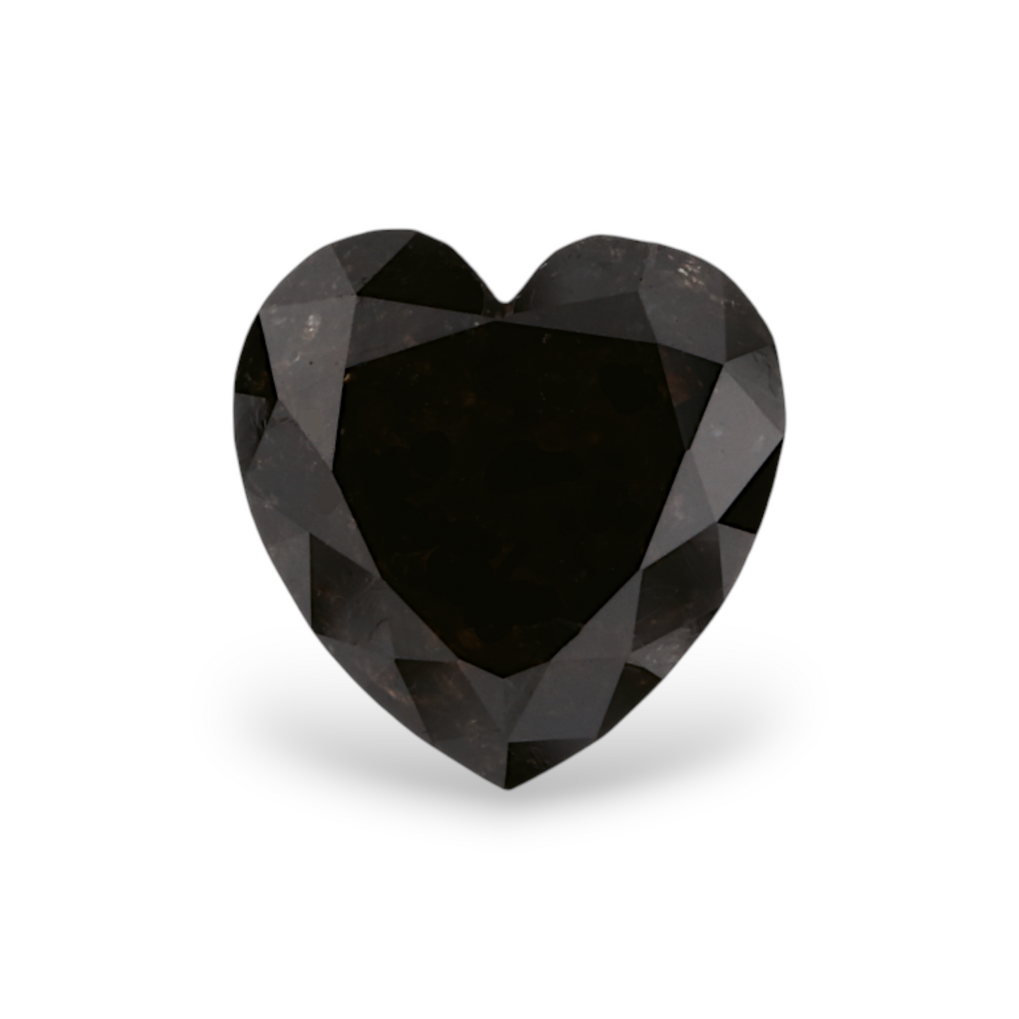 GIA 1.74 Carat Natural Fancy Black Heart Diamond SE-6956GN