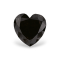 GIA 1.74 Carat Natural Fancy Black Heart Diamond SE-6956GN