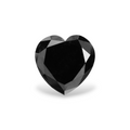 GIA 4.58 Carat Natural Fancy Black Heart Diamond SE-6959GN