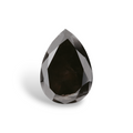 GIA 1.00 Carat Natural Fancy Black Pear Diamond SE-6972GN