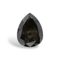 GIA 0.89 Carat Natural Fancy Black Pear Diamond SE-6976GN