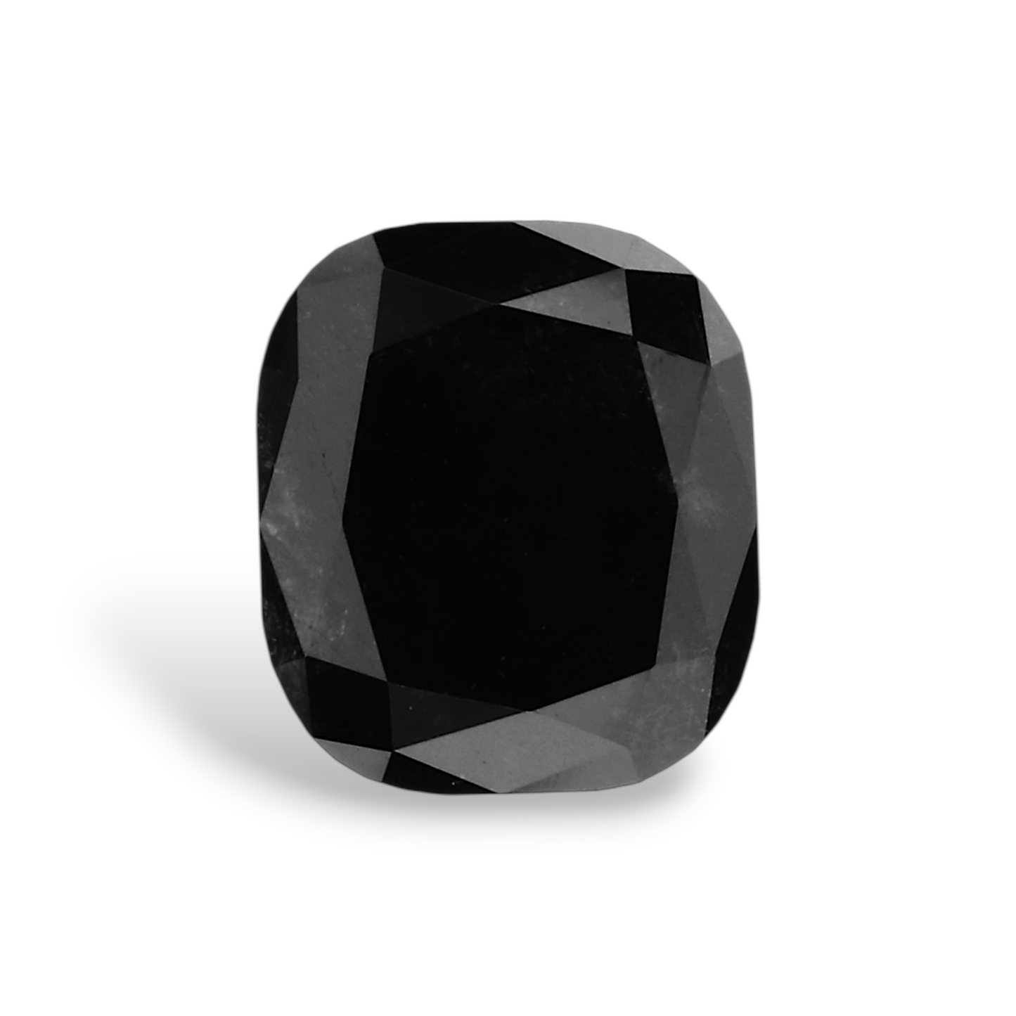 GIA 0.81 Carat Natural Fancy Black Cushion Diamond SE-6983GN