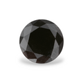 GIA 1.31 Carat Natural Fancy Black Round Diamond SE-6990GN