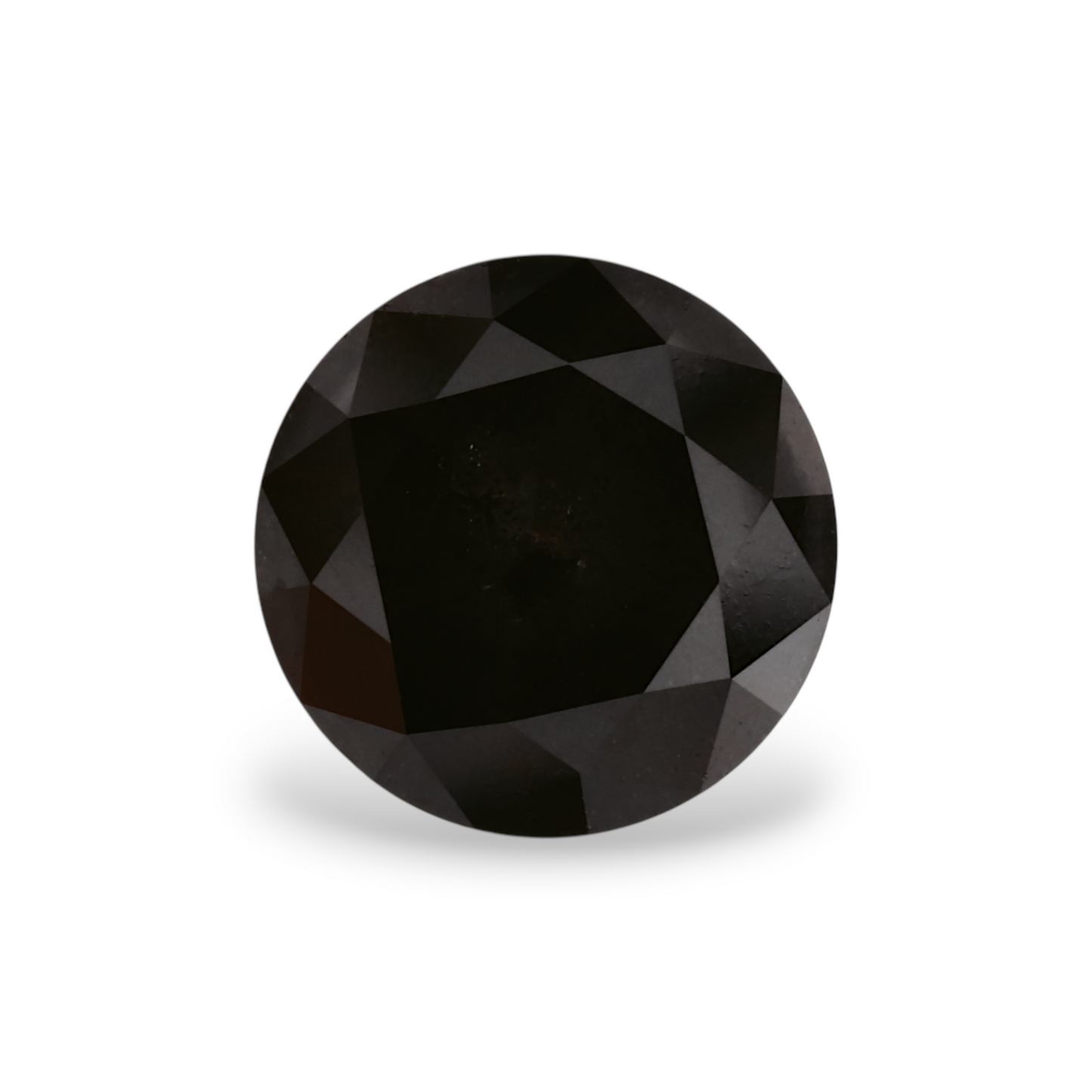 GIA 1.92 Carat Natural Fancy Black Round Diamond SE-6998GN