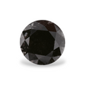 GIA 1.40 Carat Natural Fancy Black Round Diamond SE-7003GN