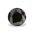 GIA 1.39 Carat Natural Fancy Black Round Diamond SE-7004GN