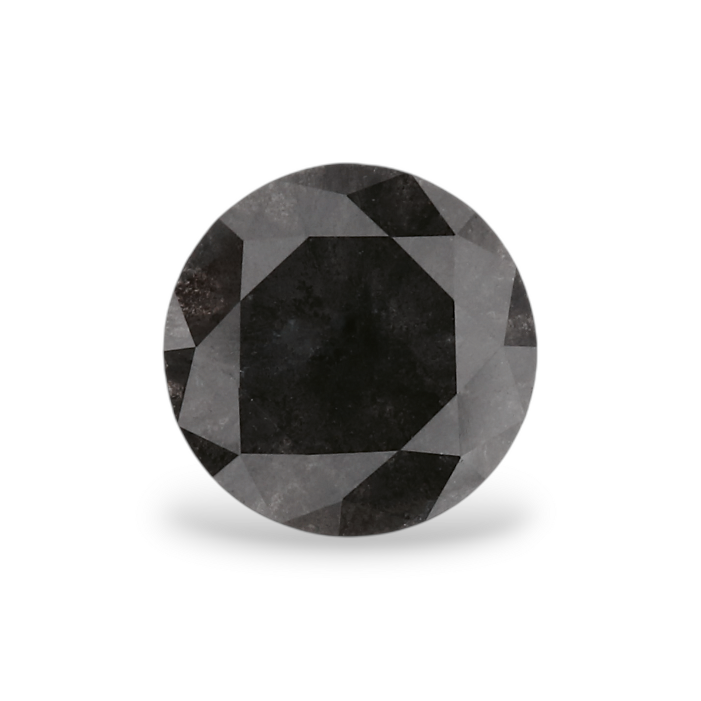 GIA 0.97 Carat Natural Fancy Black Round Diamond SE-7006GN