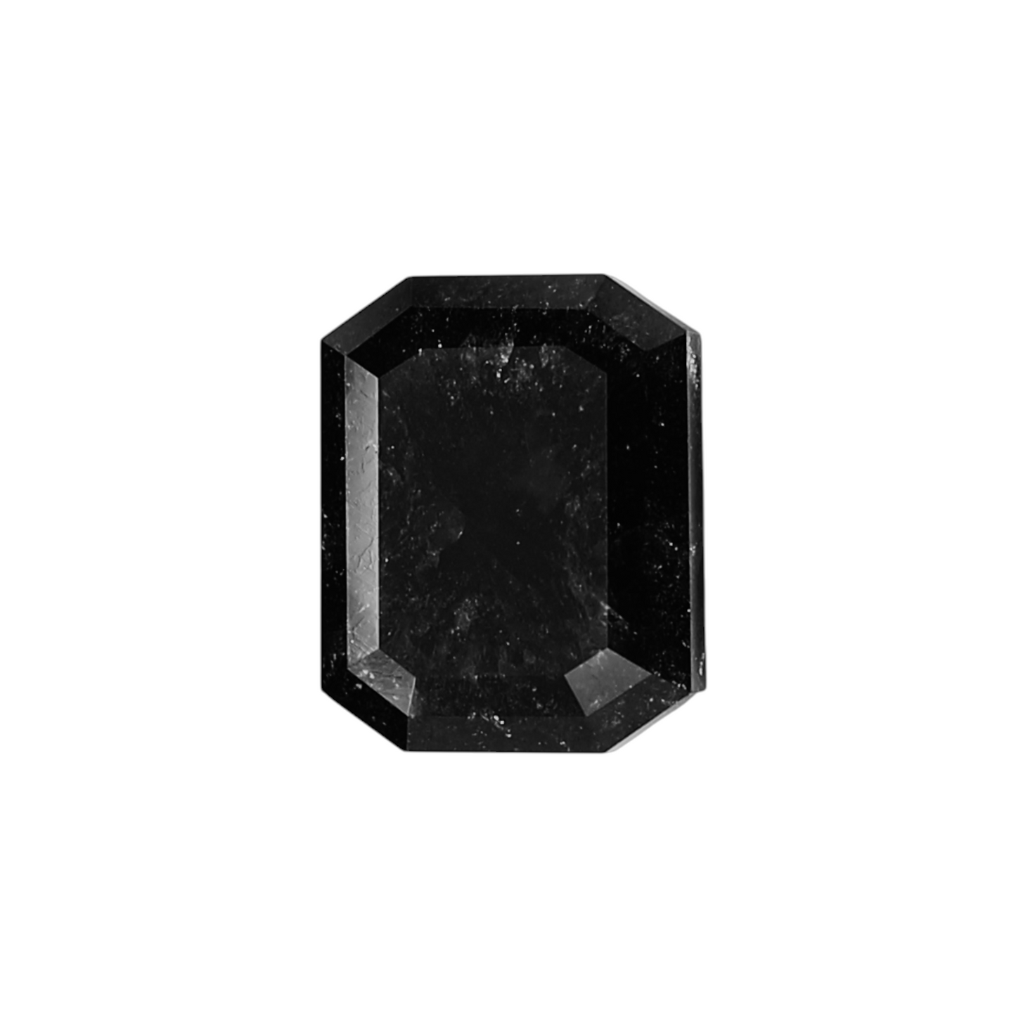 GIA 2.14 Carat Natural Fancy Black Emerald Diamond SE-7062GN