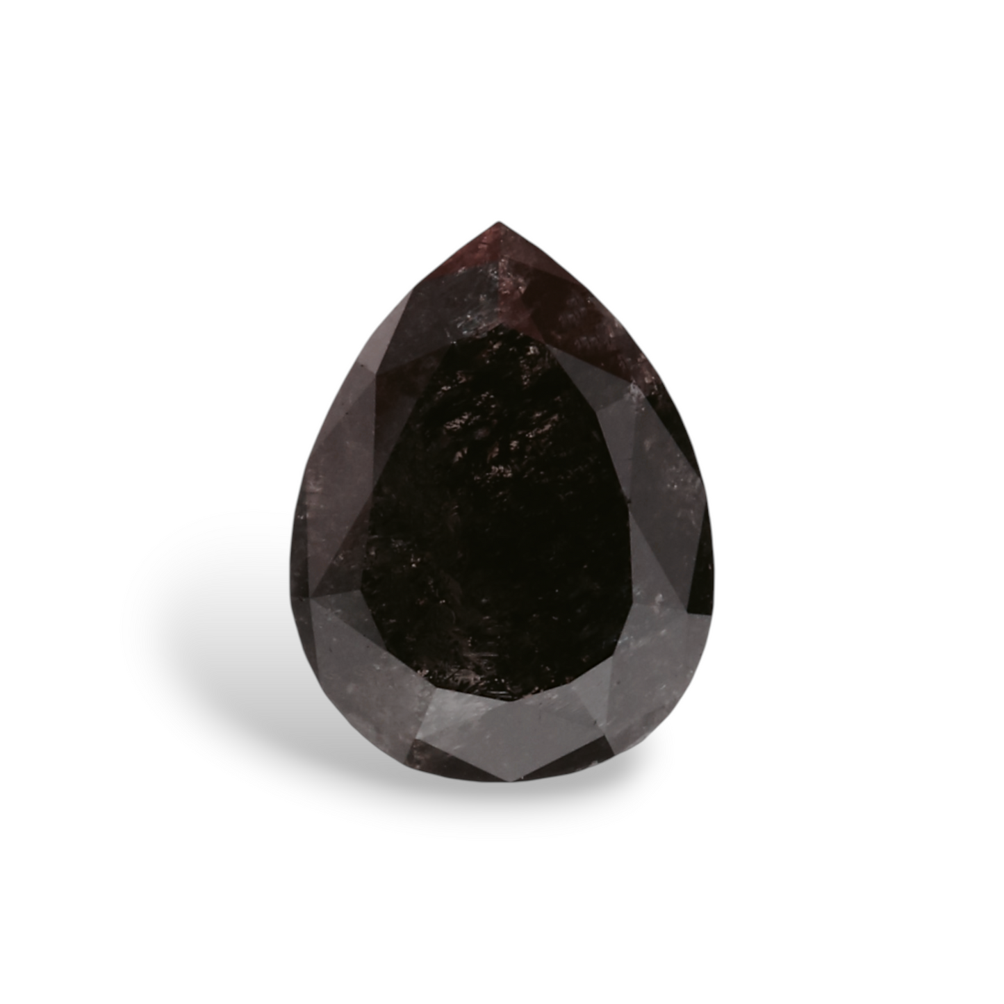 GIA 1.04 Carat Natural Fancy Black Pear Diamond SE-7068GN