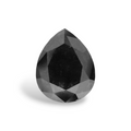 GIA 1.31 Carat Natural Fancy Black Pear Diamond SE-7070GN