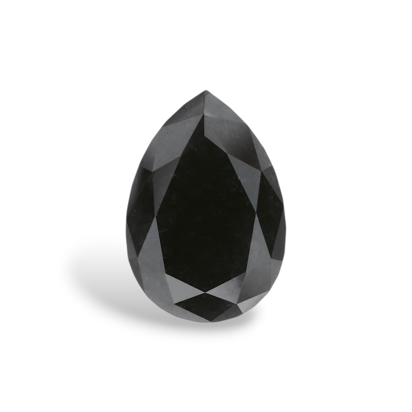 GIA 1.37 Carat Natural Fancy Black Pear Diamond SE-7082GN