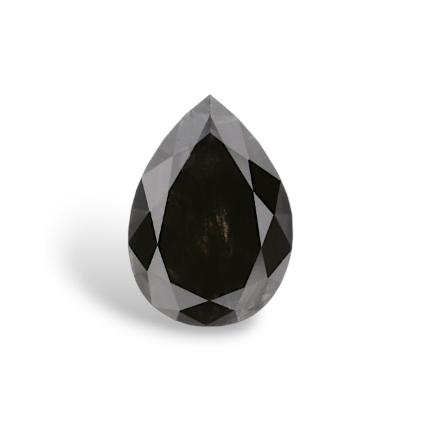 GIA 1.03 Carat Natural Fancy Black Pear Diamond SE-7084GN