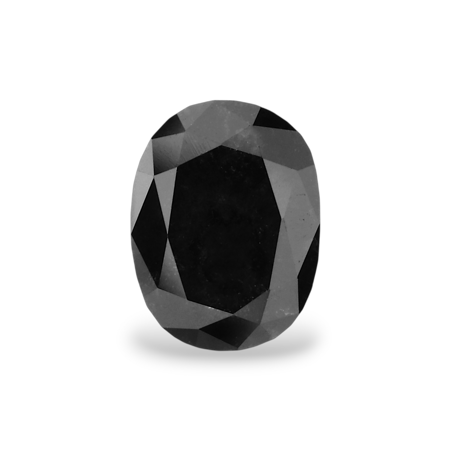 GIA 1.22 Carat Natural Fancy Black Oval Diamond SE-7092GN