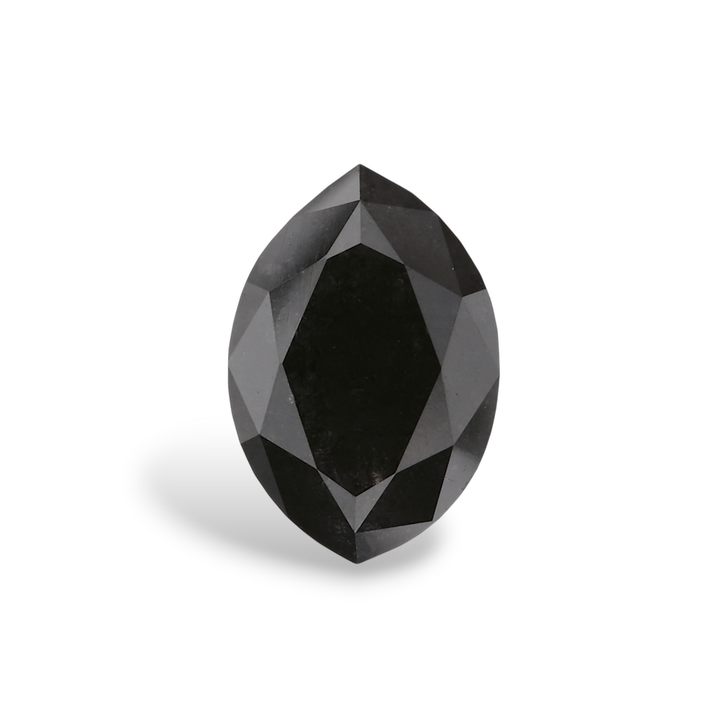 GIA 1.55 Carat Natural Fancy Black Marquise Diamond SE-7105GN