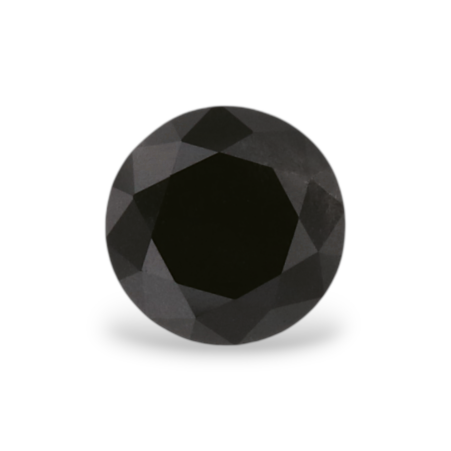GIA 0.49 Carat Natural Fancy Black Round Diamond SE-7131GN
