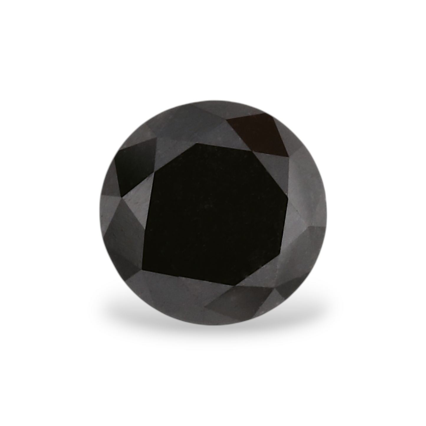 GIA 0.41 Carat Natural Fancy Black Round Diamond SE-7133GN
