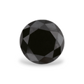 GIA 1.49 Carat Natural Fancy Black Round Diamond SE-7138GN