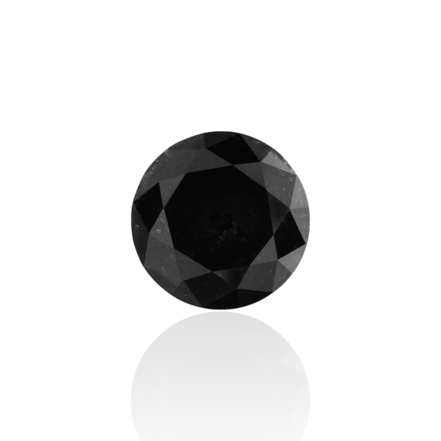 GIA 3.12 Carat Natural Fancy Black Round Diamond SE-7139GN