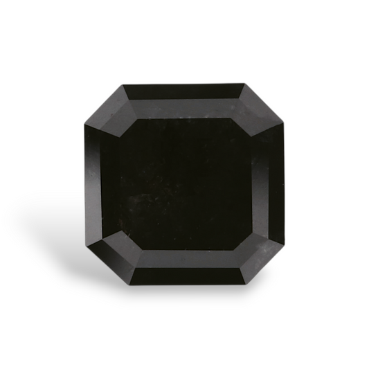 GIA 1.62 Carat Natural Fancy Black Sq emerald Diamond SE-7142GN
