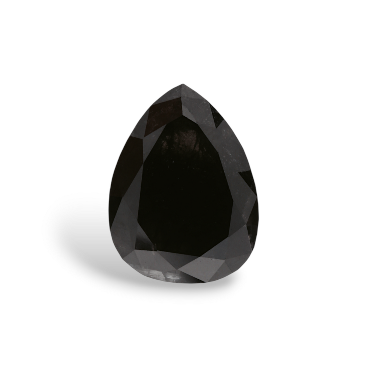 GIA 1.85 Carat Natural Fancy Black Pear Diamond SE-7150GN