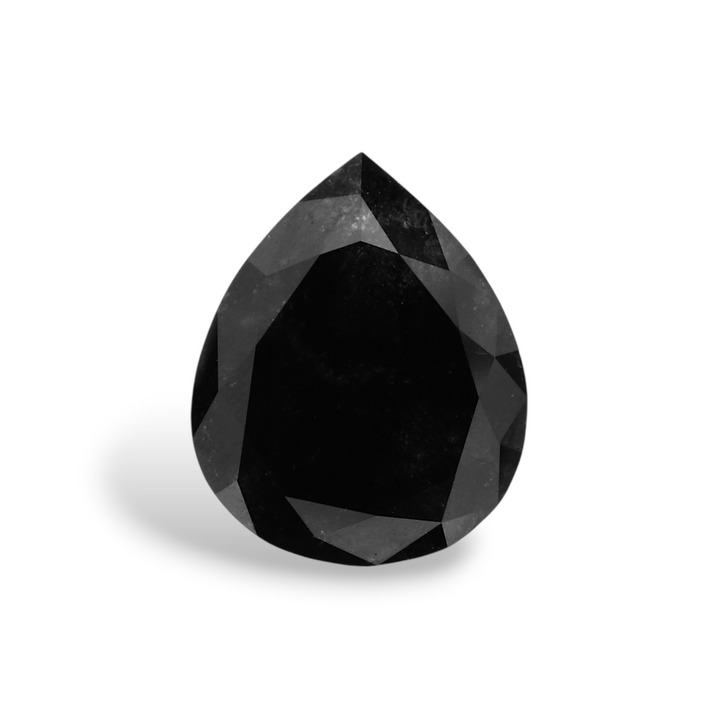 GIA 1.45 Carat Natural Fancy Black Pear Diamond SE-7151GN