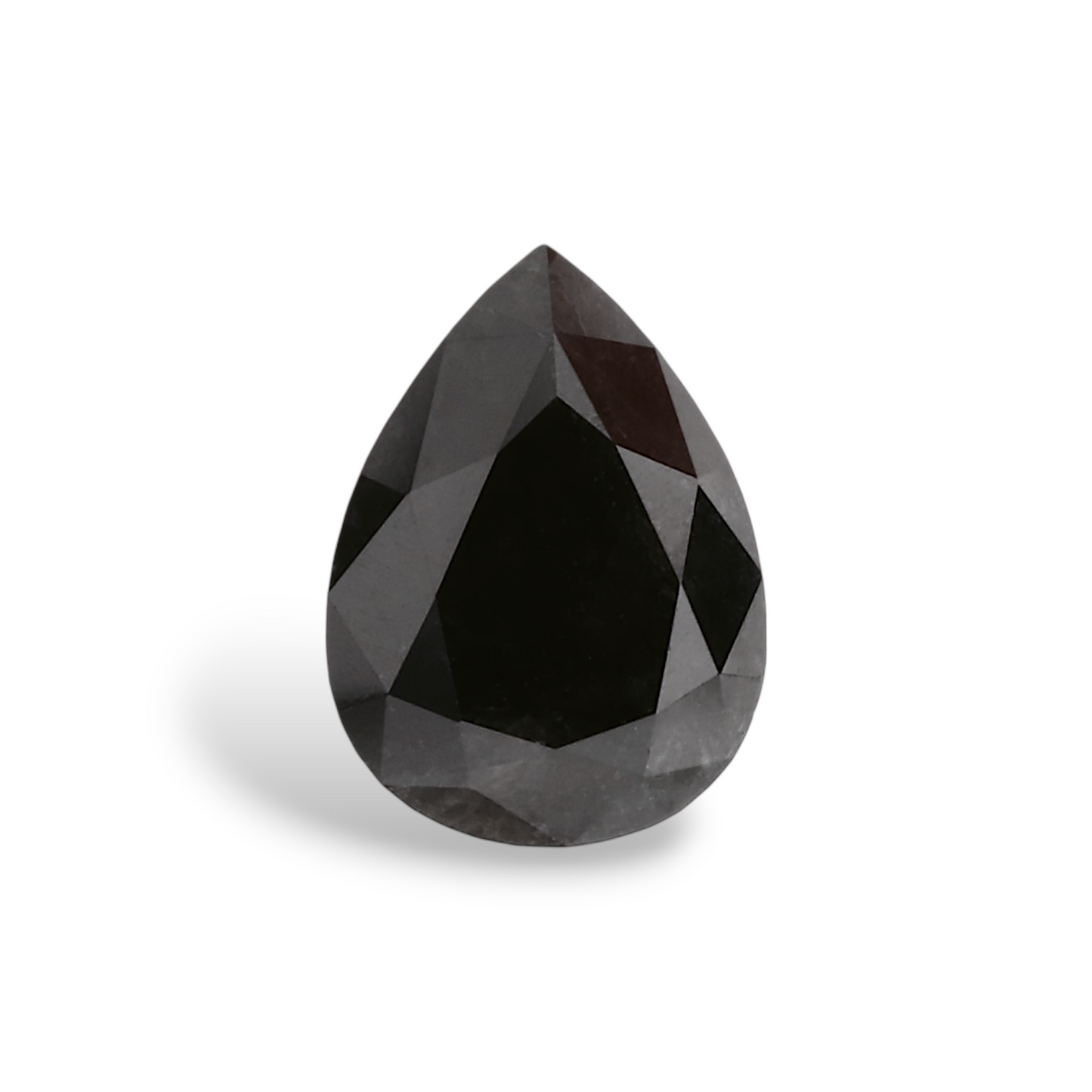 GIA 0.64 Carat Natural Fancy Black Pear Diamond SE-7153GN