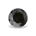 GIA 0.43 Carat Natural Fancy Black Round Diamond SE-7163GN