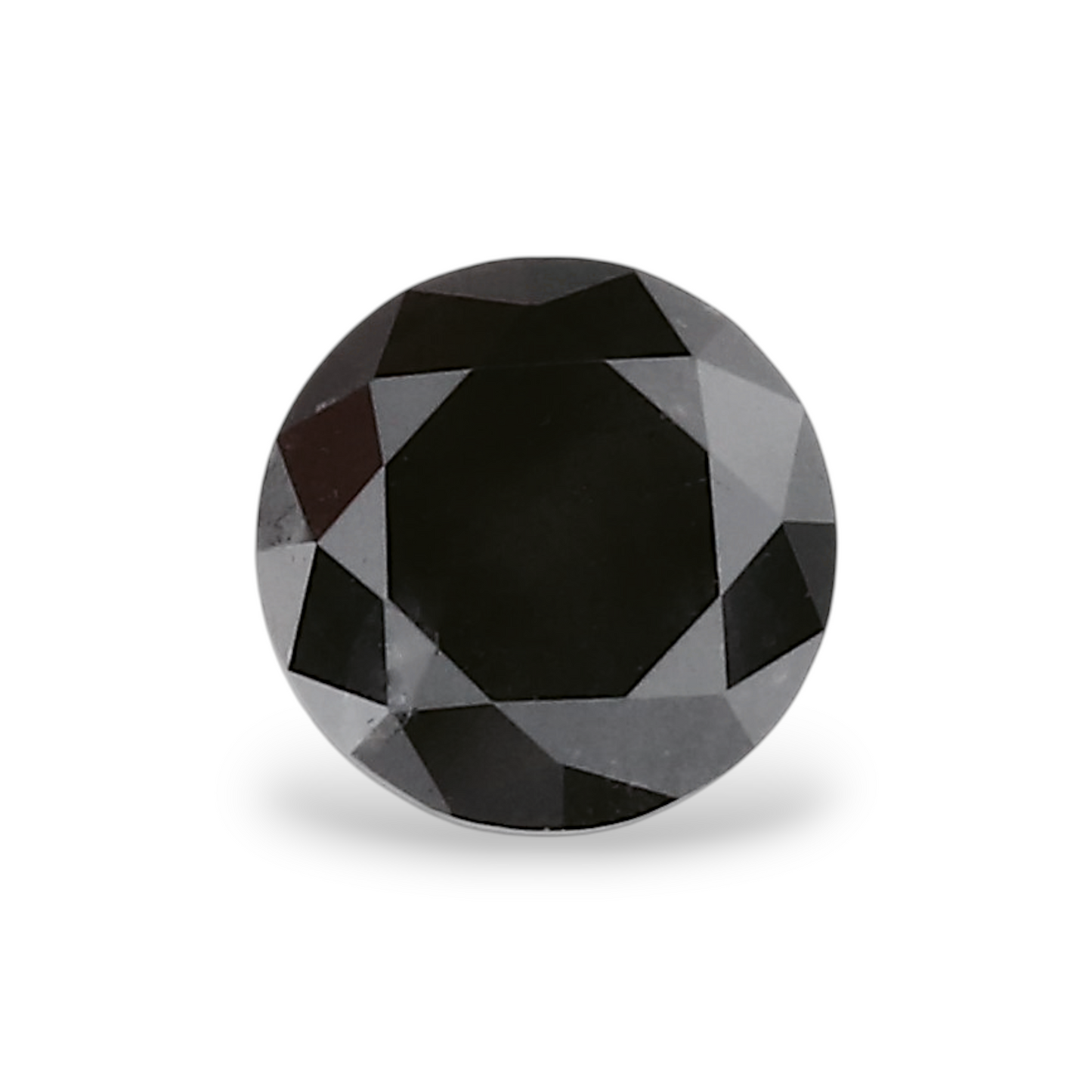 GIA 0.39 Carat Natural Fancy Black Round Diamond SE-7168GN