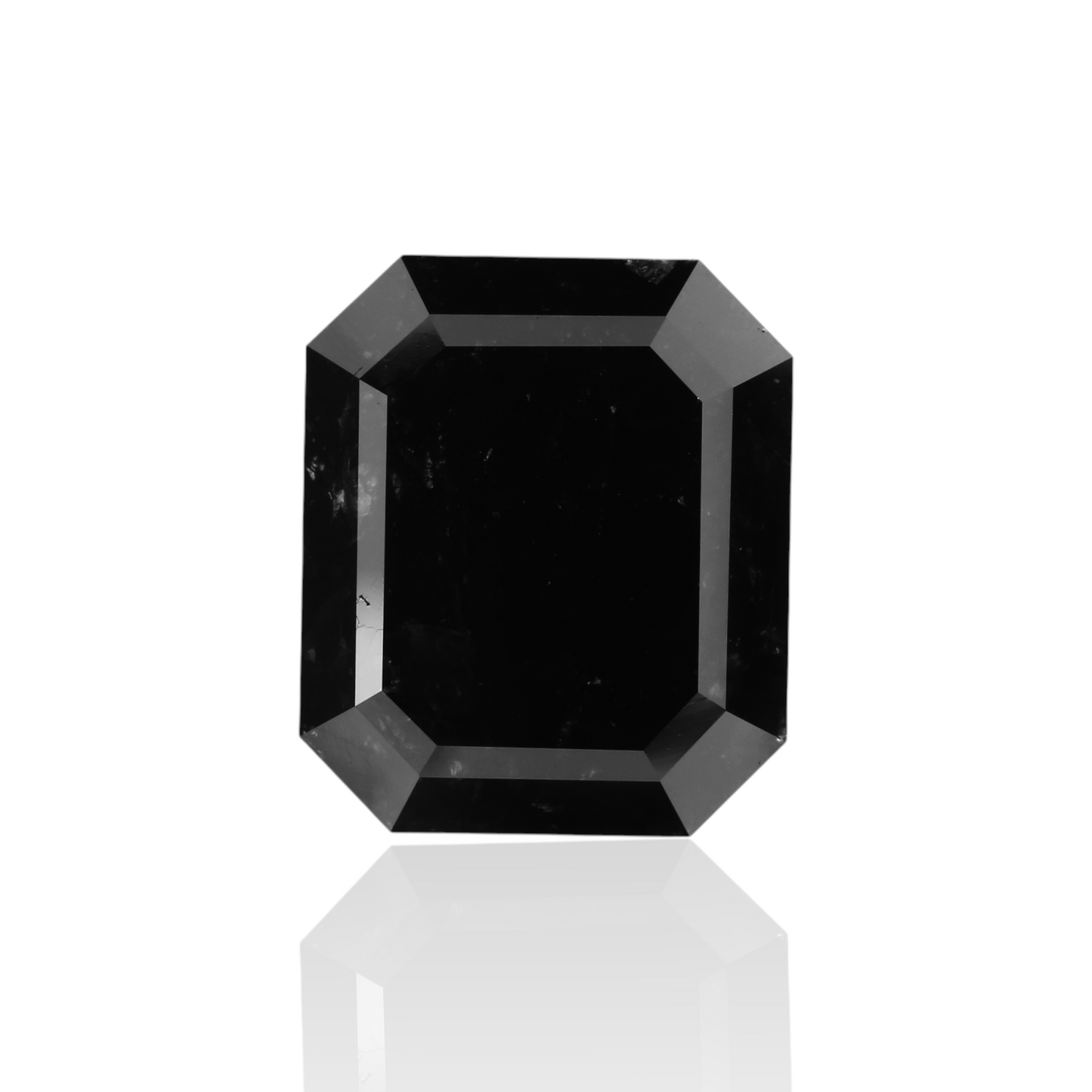 GIA 7.21 Carat Natural Fancy Black Emerald Diamond SE-7174GN